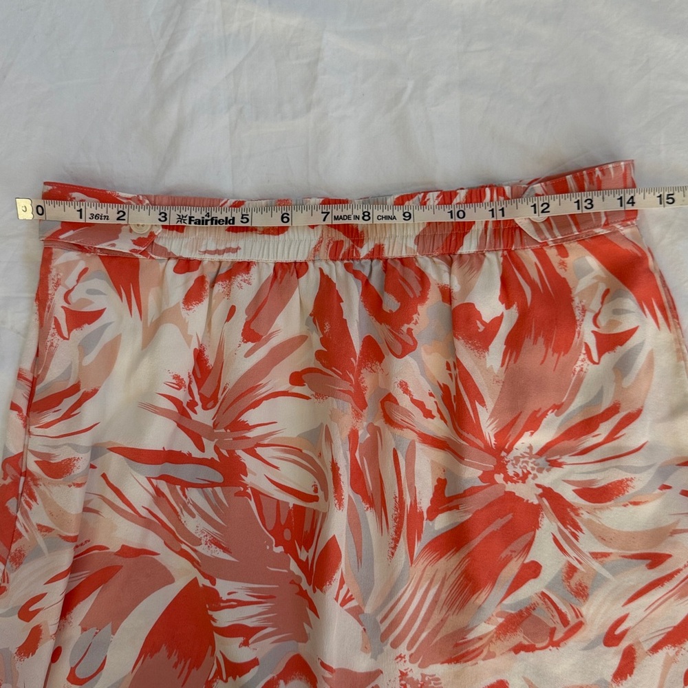 Sezane watercolor mini skirt Sz 6 - Picture 4 of 9